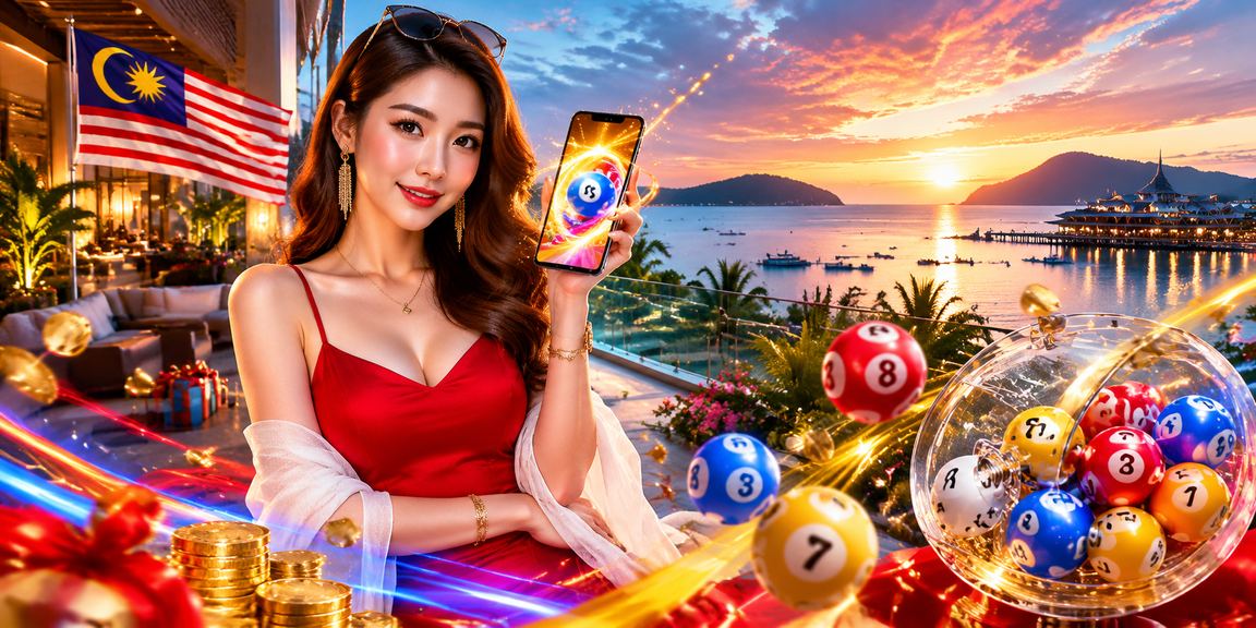 Pengguna melayari platform loteri dan permainan dalam talian di Kota Kinabalu